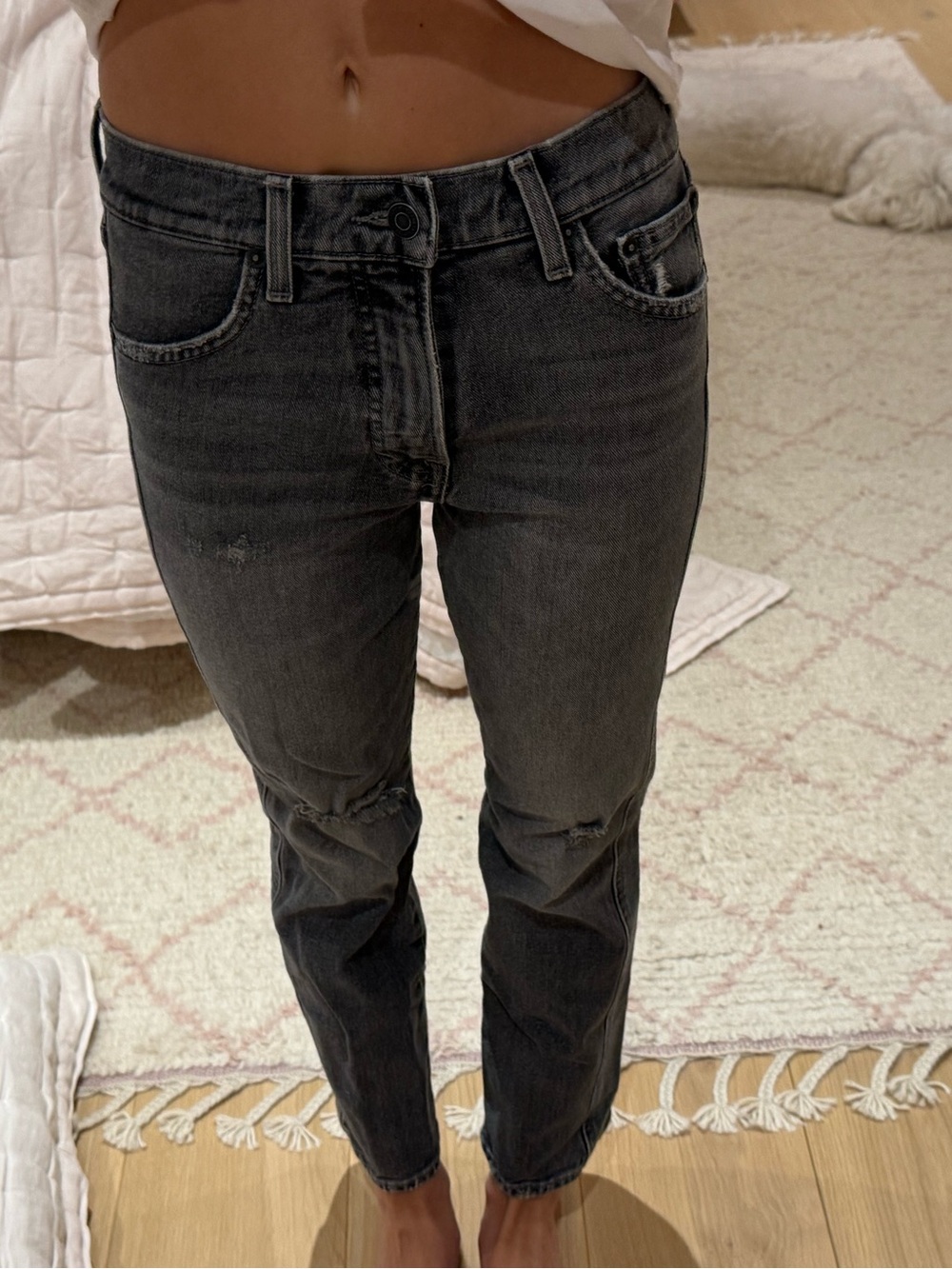 Lucky Brand Gray Skinny Jeans